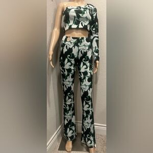 Nwt Zara wide leg slacks and matching top